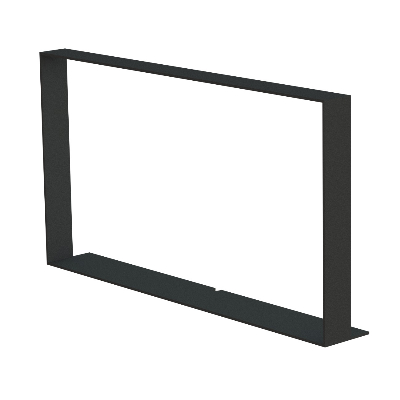 Frame straight without rim BeF Twin V 10 II – view from the left