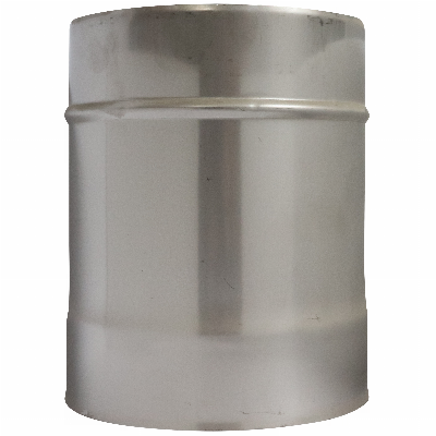 Smoke flue Comfort (diametr 200/250), stainless steel – view from the left