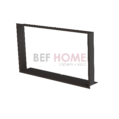 Frame 1x90° black BeF Twin (V) 10